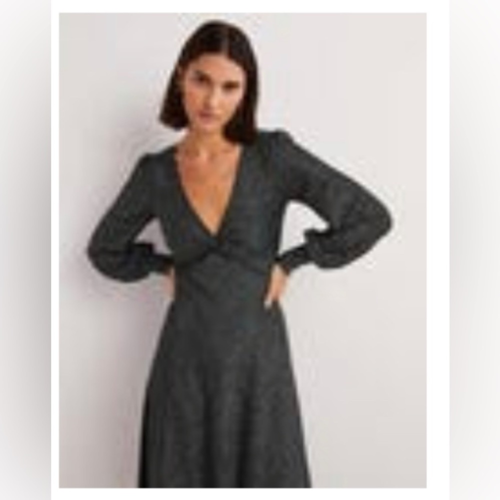 Boden Midi Empire Party Dress NWT